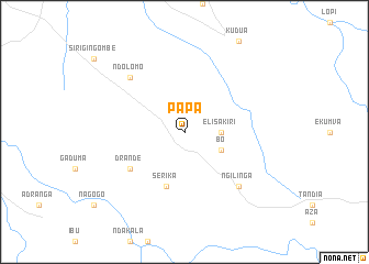 map of Papa