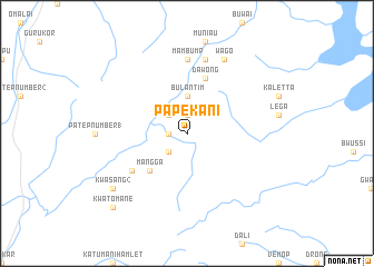 map of Papekani