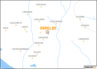 map of Papelón