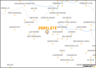 map of Papelote