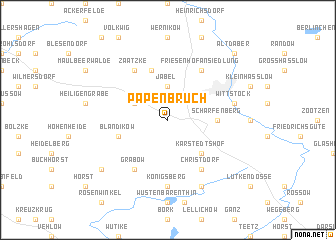 map of Papenbruch