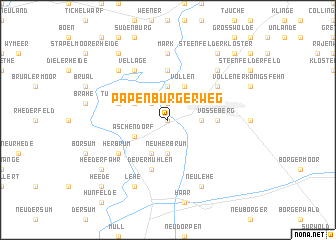 map of Papenburgerweg