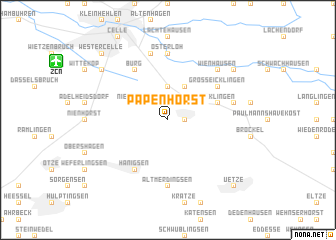 map of Papenhorst