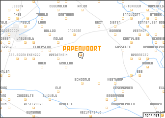 map of Papenvoort
