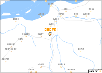 map of Paperi