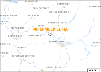 map of Paper Mill Village
