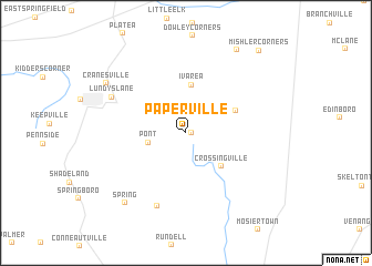 map of Paperville