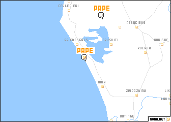 map of Pape