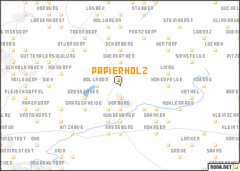 map of Papierholz