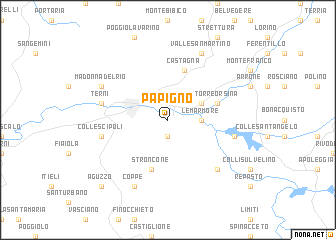 map of Papigno