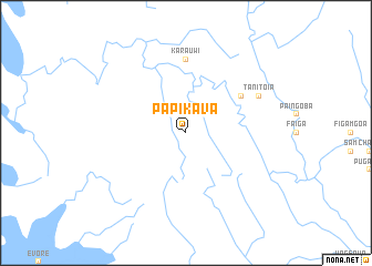 map of Papikava