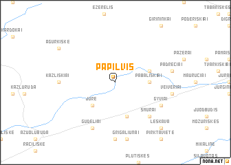 map of Papilvis