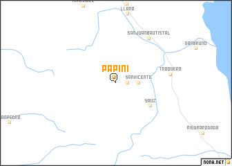 map of Papiní