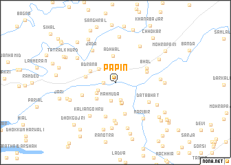 map of Papīn