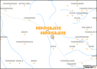 map of Papiri Gajere