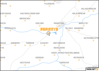 map of Papirnya