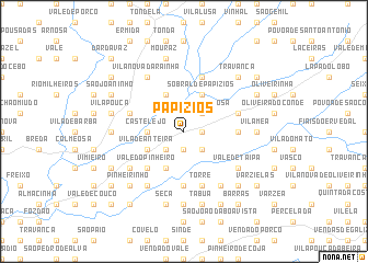 map of Papízios