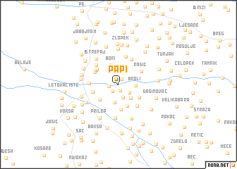 map of Papi°