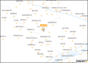 map of Papı