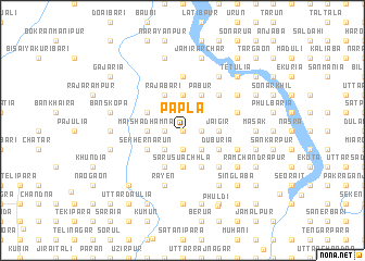 map of Papla