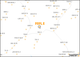 map of Paple