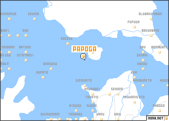 map of Papoga