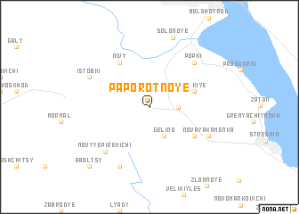 map of Paporotnoye