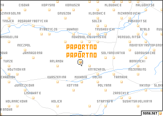 map of Paportno