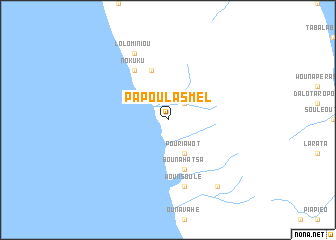 map of Papoulasmel