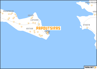 map of Papoutsíras