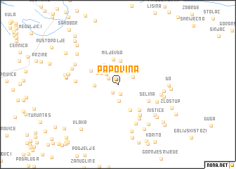 map of Papovina