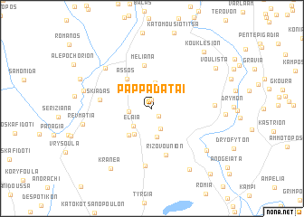 map of Pappadátai