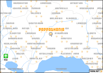 map of Pappadhaniá