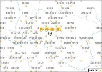 map of Pappadhás