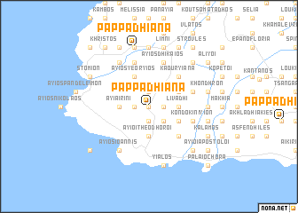 map of Pappadhianá