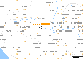 map of Pappadhoú