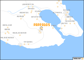 map of Pappádos