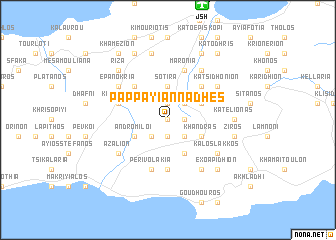 map of Pappayiannádhes