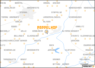 map of Pappelhof