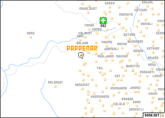 map of Pappe Nār