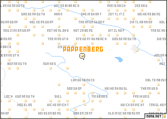 map of Pappenberg