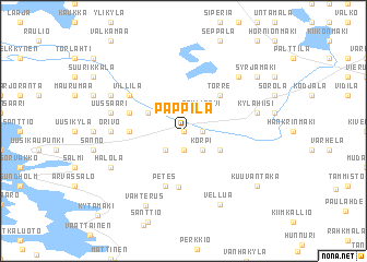 map of Pappila