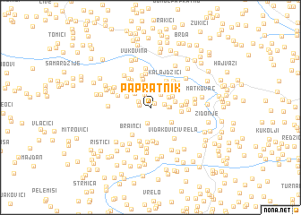 map of Papratnik