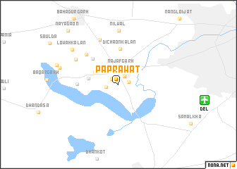 map of Paprāwat