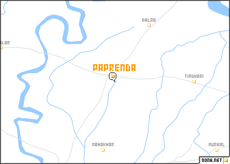 map of Paprenda