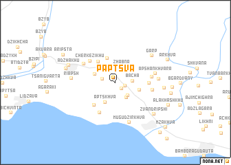 map of Paptsva