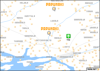 map of Papumäki