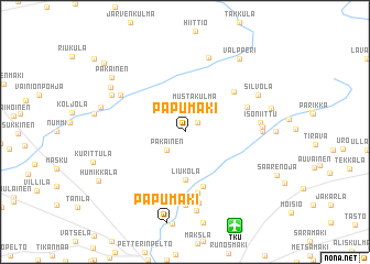 map of Papumäki