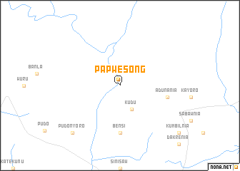 map of Papwesong