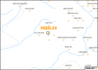 map of Pā Qal‘eh